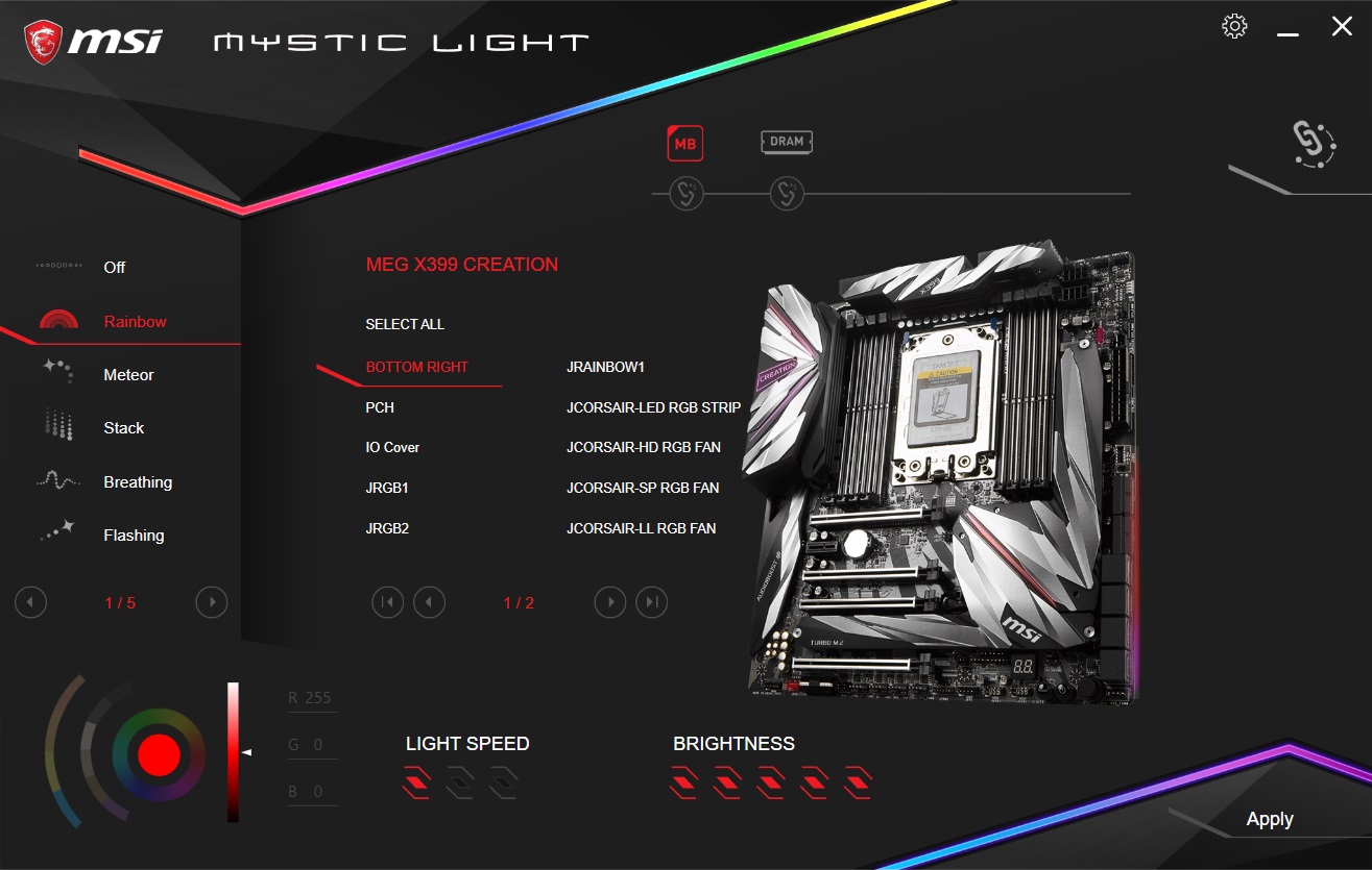 The MSI MEG X399 Creation Motherboard Review: The New 16